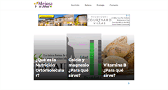 Desktop Screenshot of mejoralasalud.com